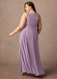Azazie Galvan Mother of the Bride Dresses Wisteria A-Line Sequins Chiffon Dress image11