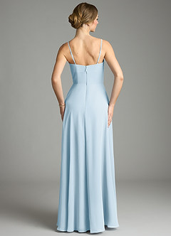 Azazie Audreana Final Sale Sky Blue A-Line Sweetheart Neckline Chiffon Dress image6