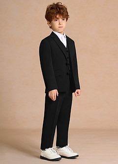 front Oliver Black Boys 3-Piece Suit
