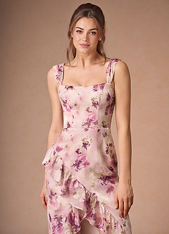 Sakura Mauve Floral Maxi Dress image7