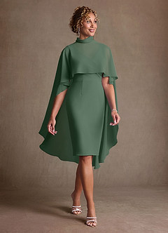 Azazie Irna Mother of the Bride Dresses Eucalyptus Column Chiffon Dress image1