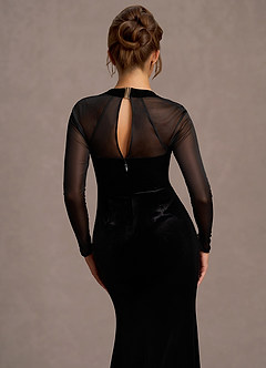 Maxi jurk Megan Zwart image6