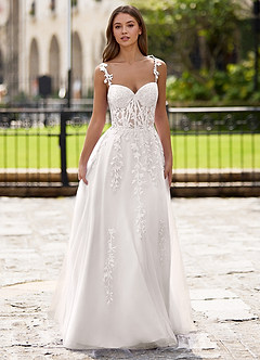 Dreamscape White A-line Prom Dress image5