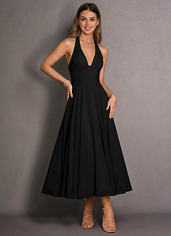 Isabeau Black Maxi Dress image3