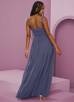 Barbie ♥ Azazie Bridesmaid Dresses Stormy A-Line Pleated Chiffon Dress image10