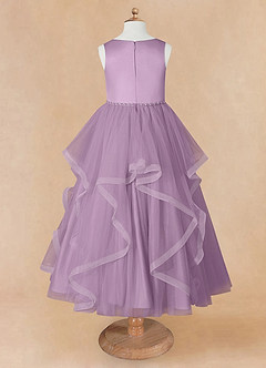 Azazie Sofia Flower Girl Dresses Wisteria A-Line Beaded Tulle Dress image9