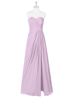 Azazie Arabella Allure Robes de demoiselle d'honneur Robe Trapèze Convertible en Mousseline de soie Encolure en Forme de Cœur Frostiges Flieder image16