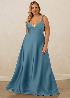 Christian Siriano Bridal for Azazie 1001 Bridesmaid Dresses Bermuda A-Line Sweetheart Neckline Stretch Satin Dress image11