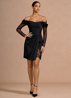 Gizela Black Mini Dress image4