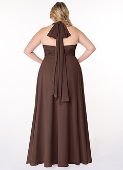 Azazie Fifi Bridesmaid Dresses Ganache A-Line Strapless Chiffon Convertible Dress image13