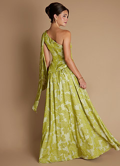 Nayra Vintage Chartreuse Maxi Dress image9