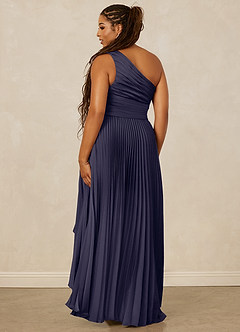 Christian Siriano Bridal for Azazie 1008 Bridesmaid Dresses Stormy A-Line One Shoulder Stretch Satin Dress image10