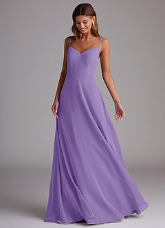 Azazie Marley Bridesmaid Dresses Tahiti A-Line Off the Shoulder Chiffon Convertible Dress image5