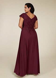 Azazie Rosemarie Mother of the Bride Dresses A-Line Lace Floor-Length Dress image9