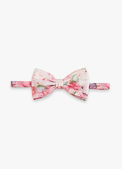 front Matte Satin Bow Tie and Pocket Square Set