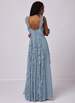 Barbie ♥ Azazie Bridesmaid Dresses A-Line Chiffon Floor-Length Dress with Pockets image2