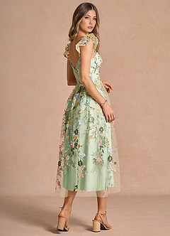 Denisse Lemon Multi Vestido midi image6