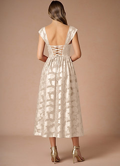 Dana Cream Midi Dress image2