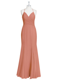 Azazie Carolina Bridesmaid Dresses MAI TAI Mermaid Ruched Chiffon Dress image6
