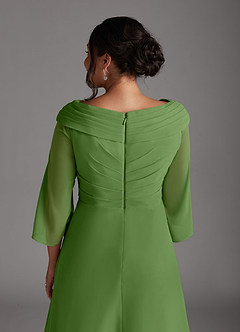 Azazie Jaycee Klänningar till brudens mor Klä A-Line i Chiffong Basilika image10