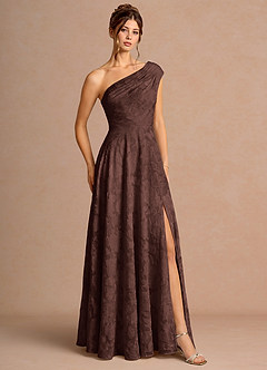 Priscilla Mocha Coco Maxi Dress image2