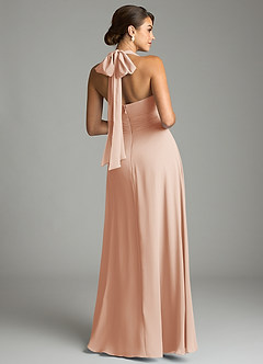 Azazie Tamira Suknie dla druhen Linia A Pofałdowany Szyfon Do ziemi Sukienka image8