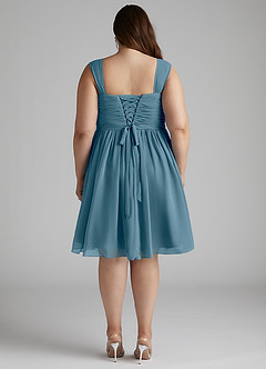 Azazie Angie Jurken voor bruidsmeisjes Jurk van Chiffon met A-Lijn Korset Bermuda image14