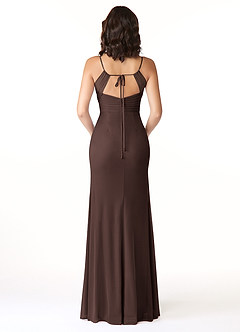 Azazie Reneya Bridesmaid Dresses Ganache Mermaid Bow Mesh Dress image2