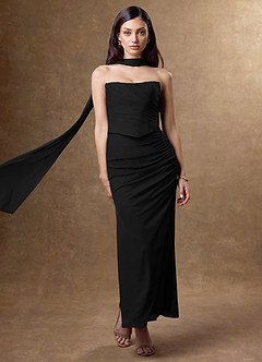 Abito Lungo Nero Kelly image1