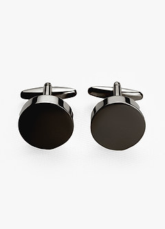 Rounded Metal Cuff Links