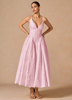 Maxi jurk Palisse Roze image2
