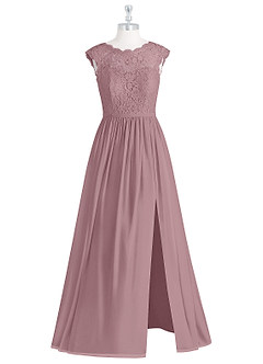 Azazie Arden Bridesmaid Dresses A-Line Chiffon Floor-Length Dress with Pockets image5