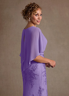 Azazie Amrita Mother of the Bride Dresses Tahiti Mermaid Lace Chiffon Dress image6