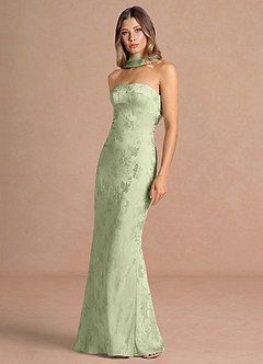 Ghislaine Light Green Maxi Dress image3
