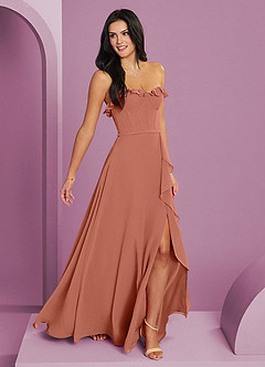 Barbie ♥ Azazie Bridesmaid Dresses MAI TAI A-Line Sweetheart Neckline Chiffon Dress image4