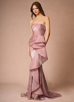 Cressidia Pink Strapless Gown image5
