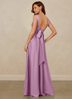 Christian Siriano Bridal for Azazie 1001 Bridesmaid Dresses Wisteria A-Line Sweetheart Neckline Stretch Satin Dress image2