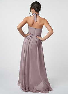 Azazie Hermione Junior Dusk A-Line Chiffon Dress image3