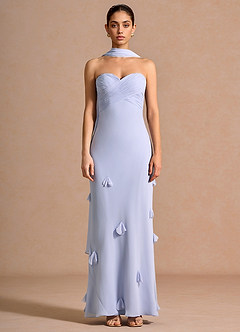 Joanie 옅실버 빈카플로럴 맥시 드레스 image4