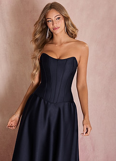 Nikol Deep Navy Two Piece Dress image3