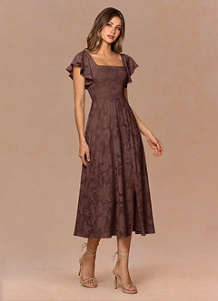 Talia Mocha Coco Midi Dress image4
