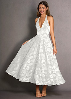 Maxi jurk Isabeau Wit image3