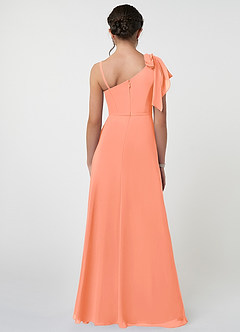 Azazie Aidy Junior Sunset A-Line Bow Chiffon Dress image2