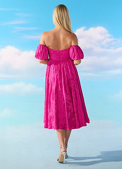 Vestido Barbie Rosa Midi Barbie™ ❤ AZAZIE 4003 image2