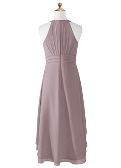 Azazie Linna Junior Dusk A-Line Pleated Chiffon Dress image6