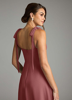 Azazie Debra Bridesmaid Dresses Amethyst A-Line with Pockets Chiffon Convertible Dress image9