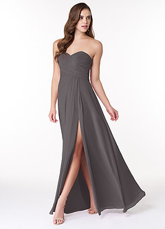 Azazie Arabella Allure Bridesmaid Dresses A-Line Sweetheart Neckline Chiffon Floor-Length Dress image3