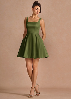 Brynn Olive Mini Dress image4