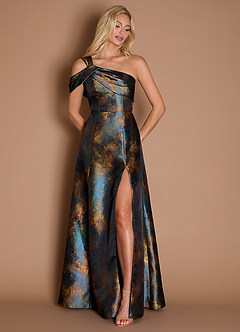 Juliana Teal Bronze 맥시 드레스 image4