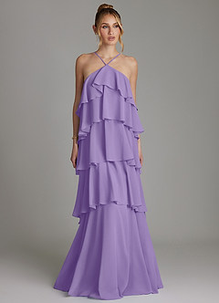 Azazie Deena Bridesmaid Dresses Tahiti A-Line Ruched Chiffon Dress image1